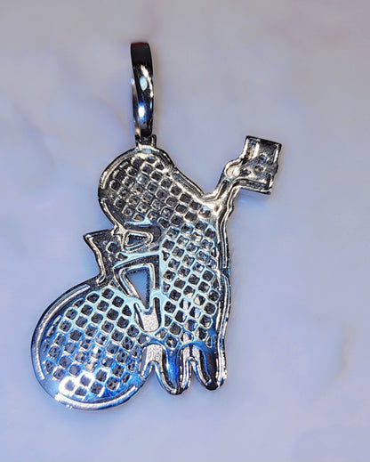 Pendentif Money Man glacé