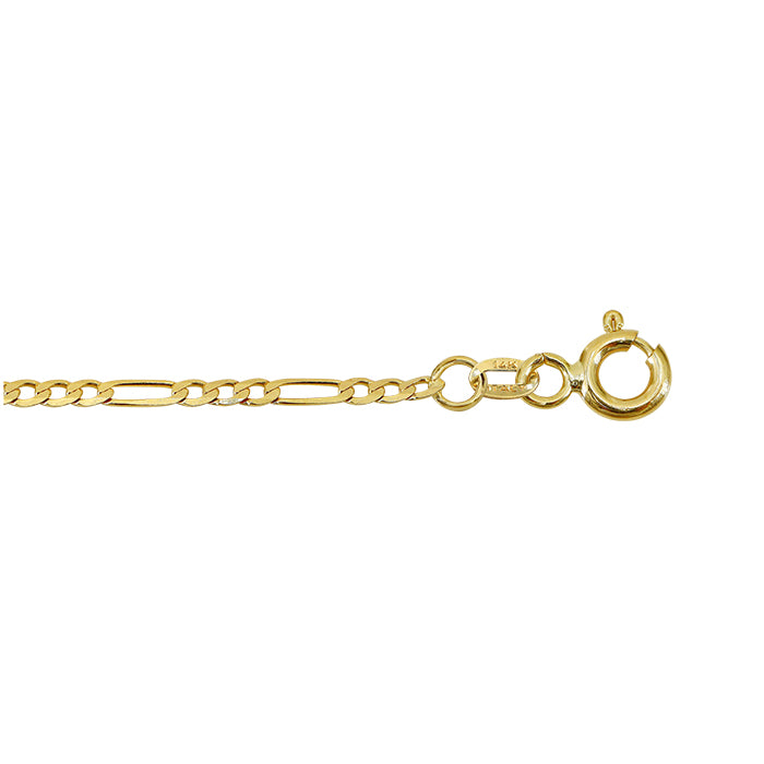 Real gold chain Figaro