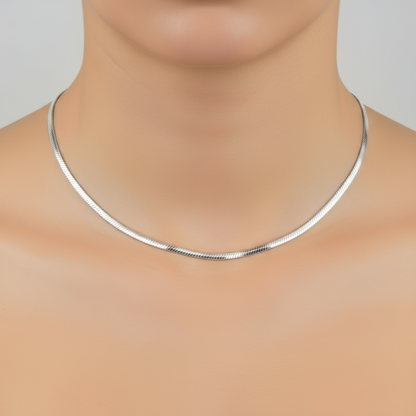 Chaîne serpent en argent sterling (1,2 mm)