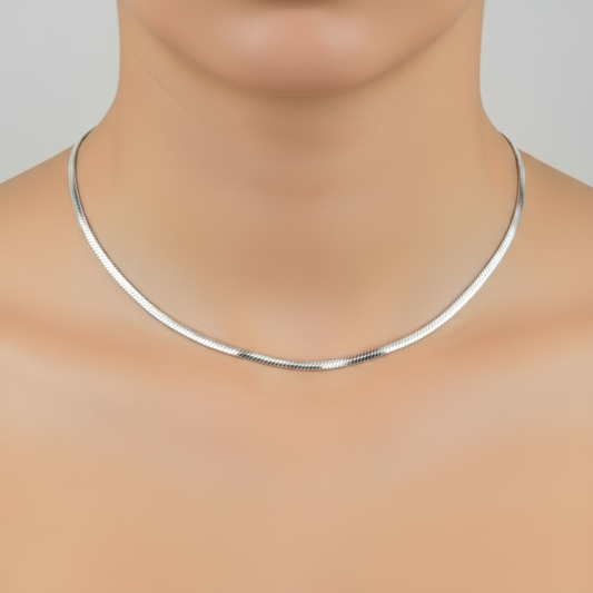 Sterling silver snake chain (1.2mm)