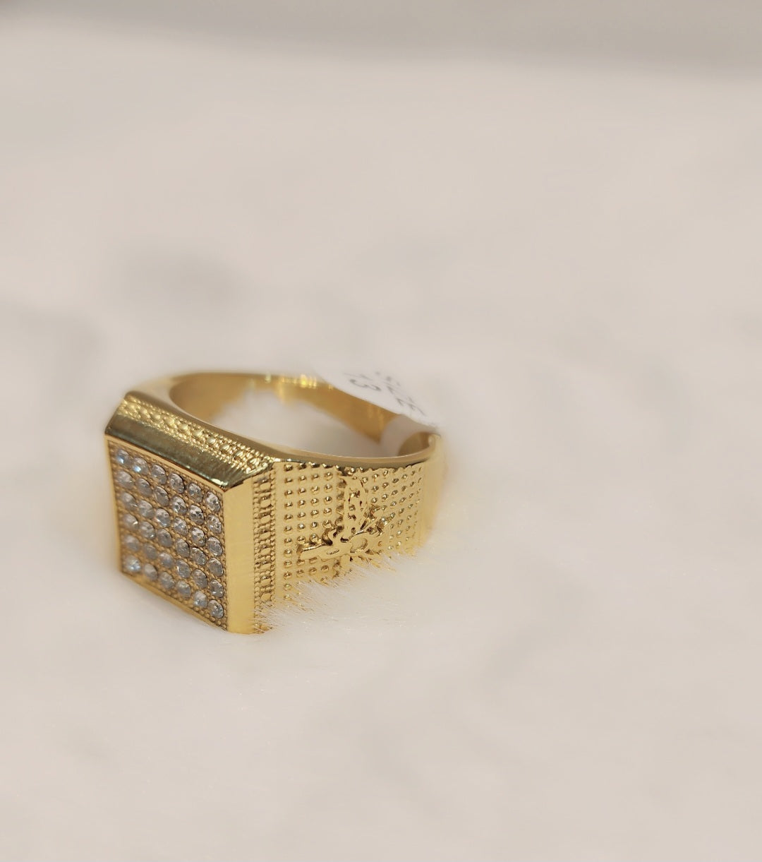 Gold plated ring