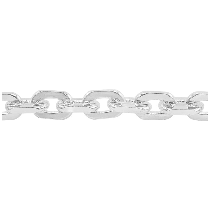 Chaîne câble en argent sterling (6,3 mm)