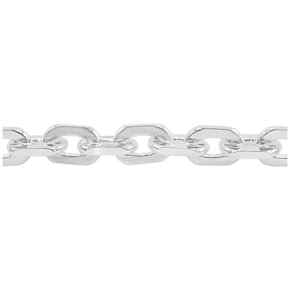 Chaîne câble en argent sterling (6,3 mm)