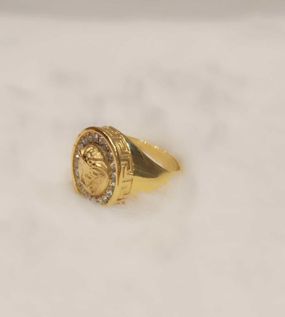 Bague Méduse plaquée or