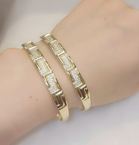 Gold plated  bangles