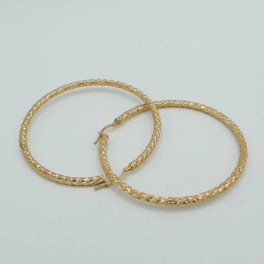 Simple Gold plated earring