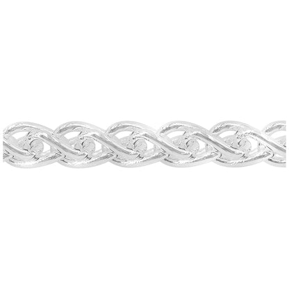 Chaîne spiga en argent sterling (2,5 mm)