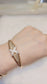 Gold plated bangle