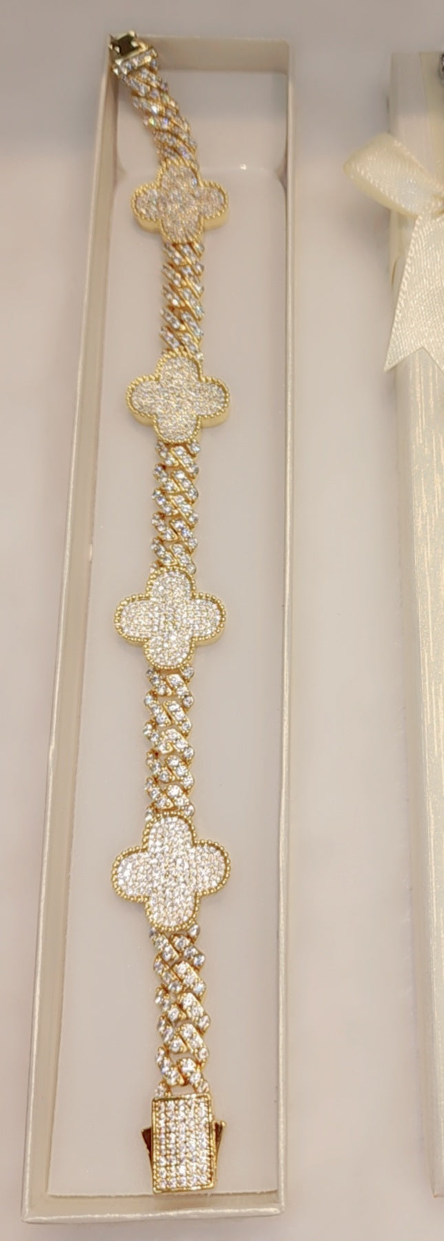 Bracelet plaqué or glacé