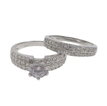 Bague superposée en argent sterling