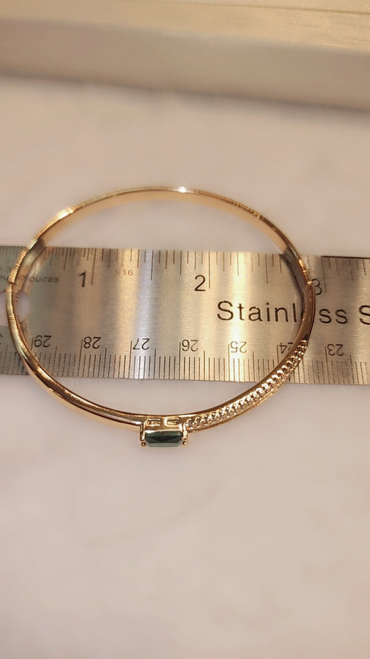 Gold plated bangle