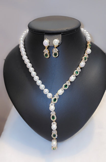 ਚਿੱਟੇ ਸੋਨੇ ਦੀ ਪਲੇਟ ਵਾਲਾ ਸੈੱਟ