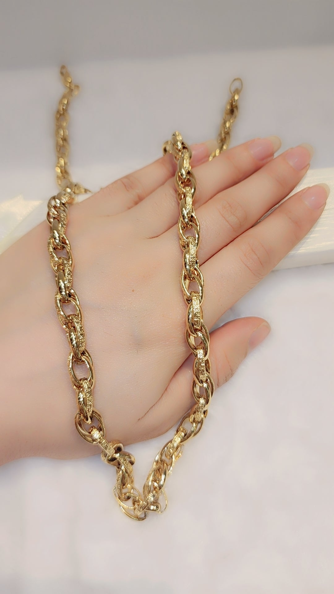 Gold plated chain