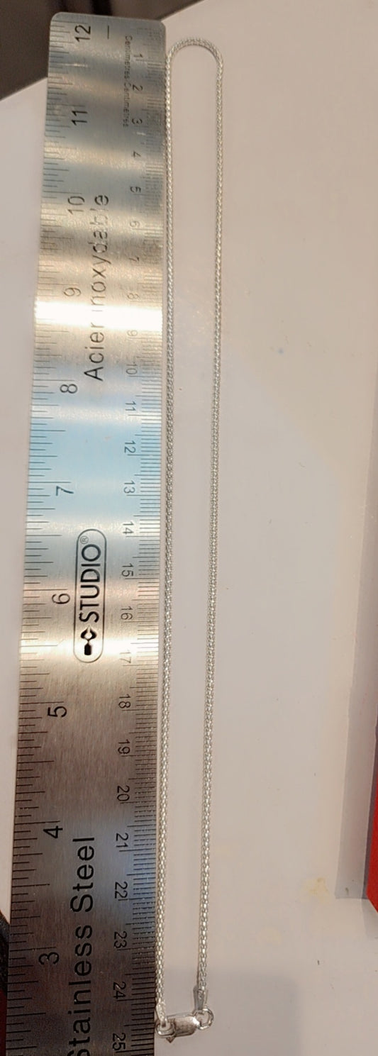 Chaîne en argent sterling Spiga