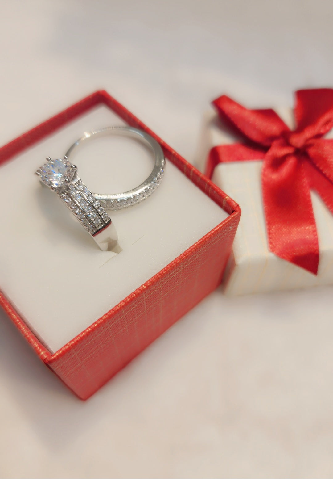 Bague superposée en argent sterling