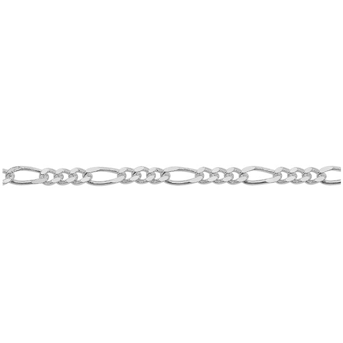 Chaîne figaro en argent sterling (2,2 mm)