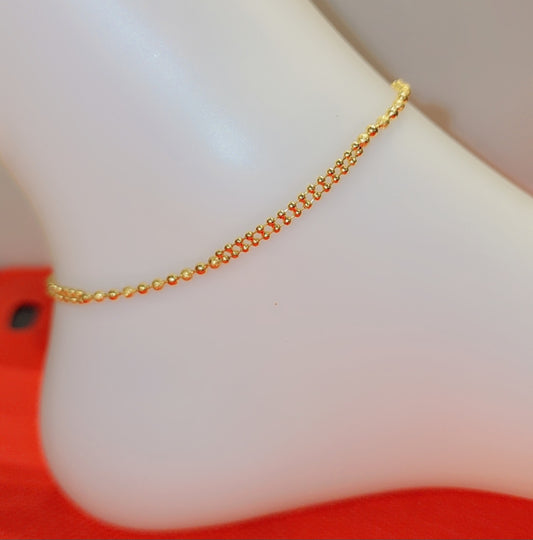 Gold plated Anklet