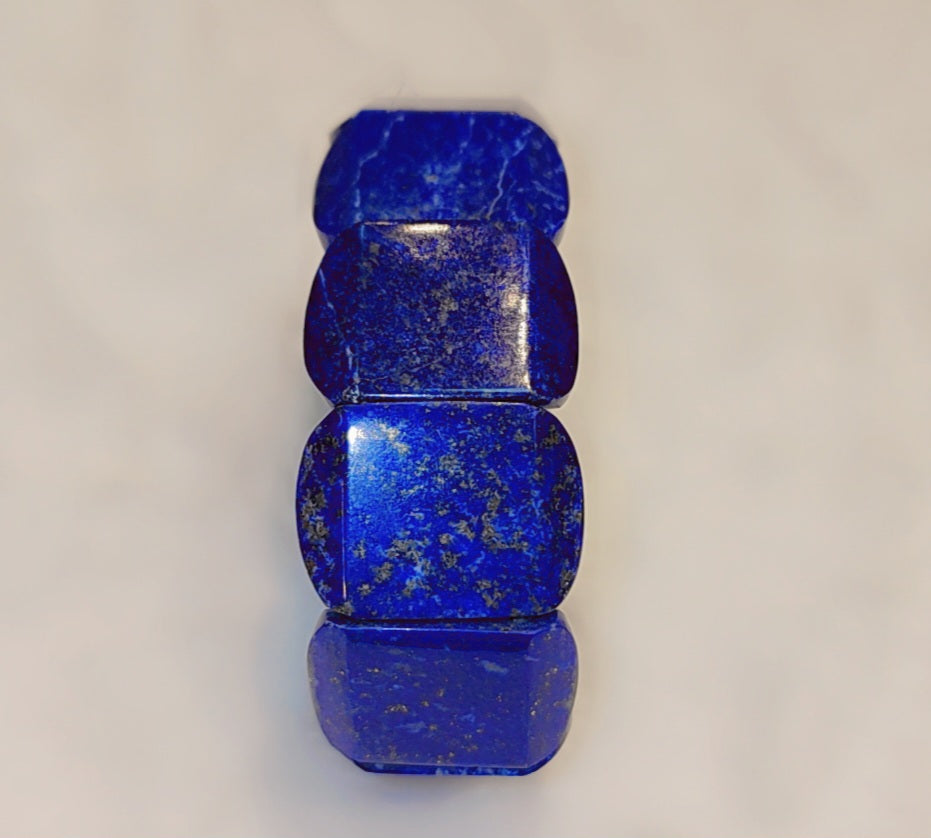 Bracelet en lapis-lazuli naturel