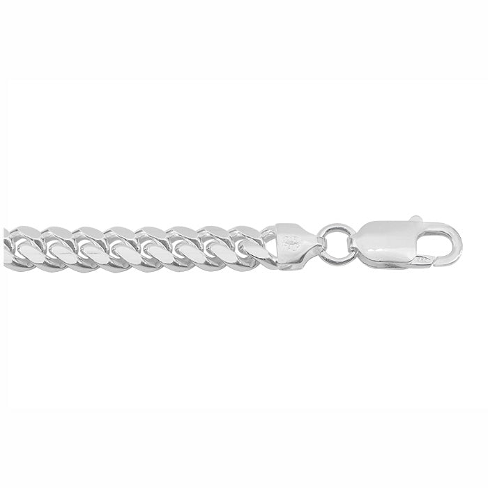 Chaîne Miami Cuban en argent sterling (4,1 mm)