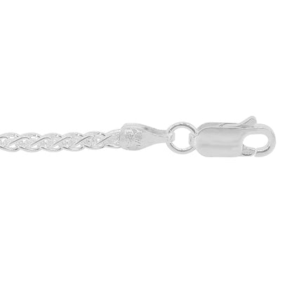 Chaîne spiga en argent sterling (2,5 mm)