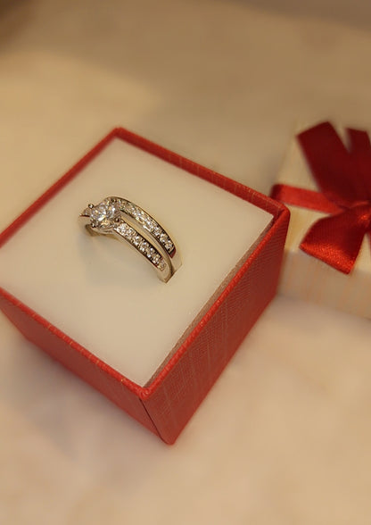 Bague empilée en argent sterling