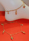 Gold plated ball Anklet