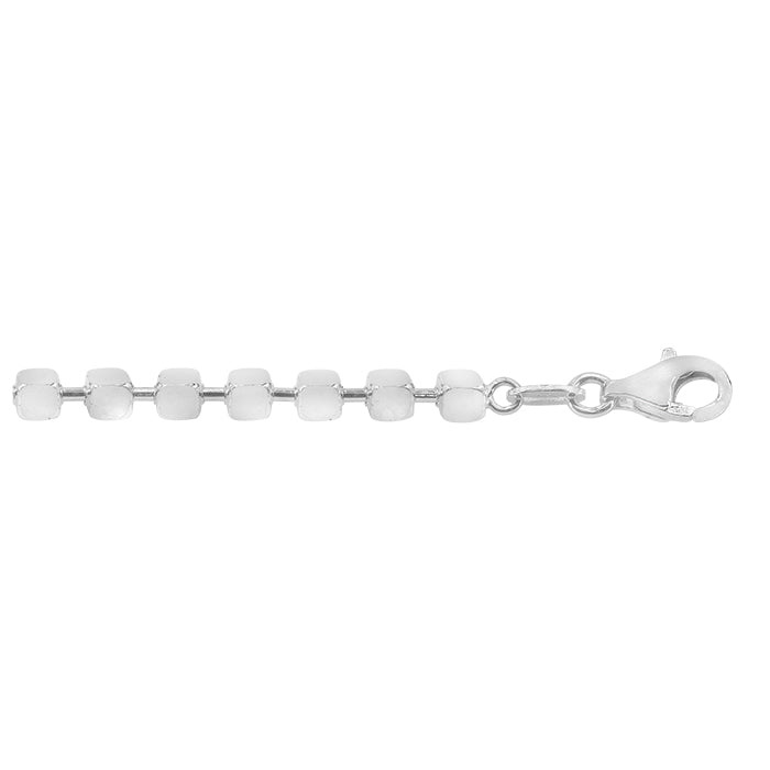 Chaîne cubique en argent sterling (2,3)