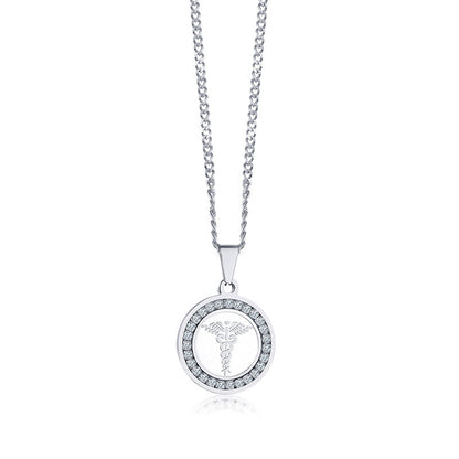 Stay safe and stylish with the BestWays Medical Alert Necklace. Crafted from gold-tone stainless steel with sparkling AAA cubic zirconia, it features an engraved medical symbol for quick identification in emergencies.
Hypoallergenic, tarnish-resistant, and perfect for diabetes, allergies, heart conditions, and more.