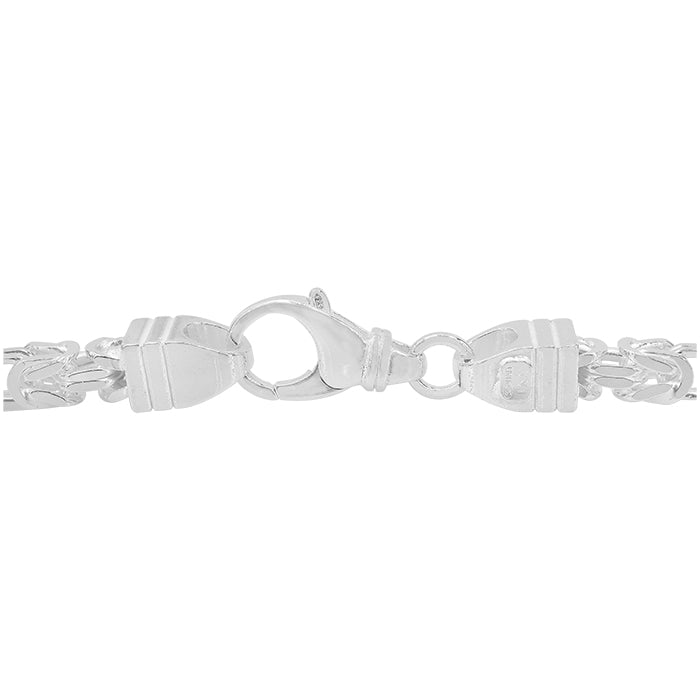 Chaîne byzantine en argent sterling (4,5 mm)