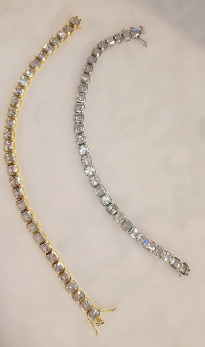 Bracelet plaqué or glacé