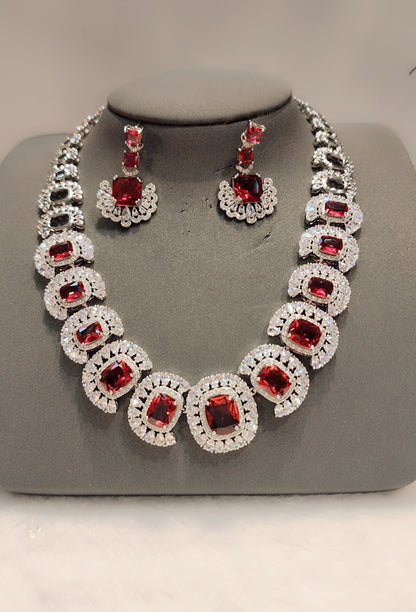 ਚਿੱਟੇ ਸੋਨੇ ਦੀ ਪਲੇਟ ਵਾਲਾ ਸੈੱਟ