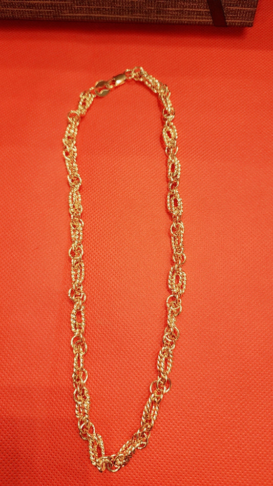 Gold plated chains