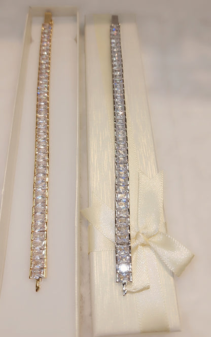 Bracelet plaqué or glacé