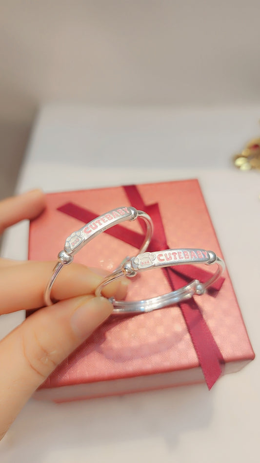 Sterling silver bangles baby