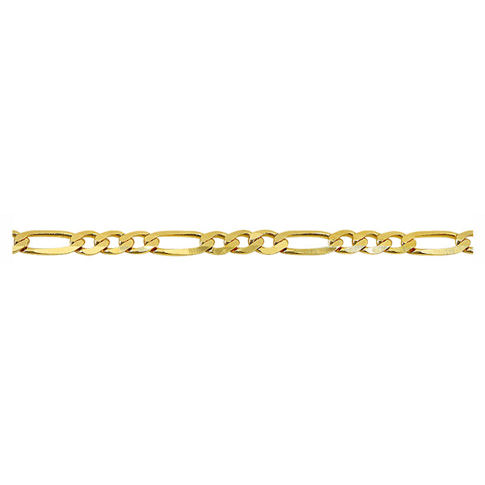 Real gold chain Figaro (1.55m)