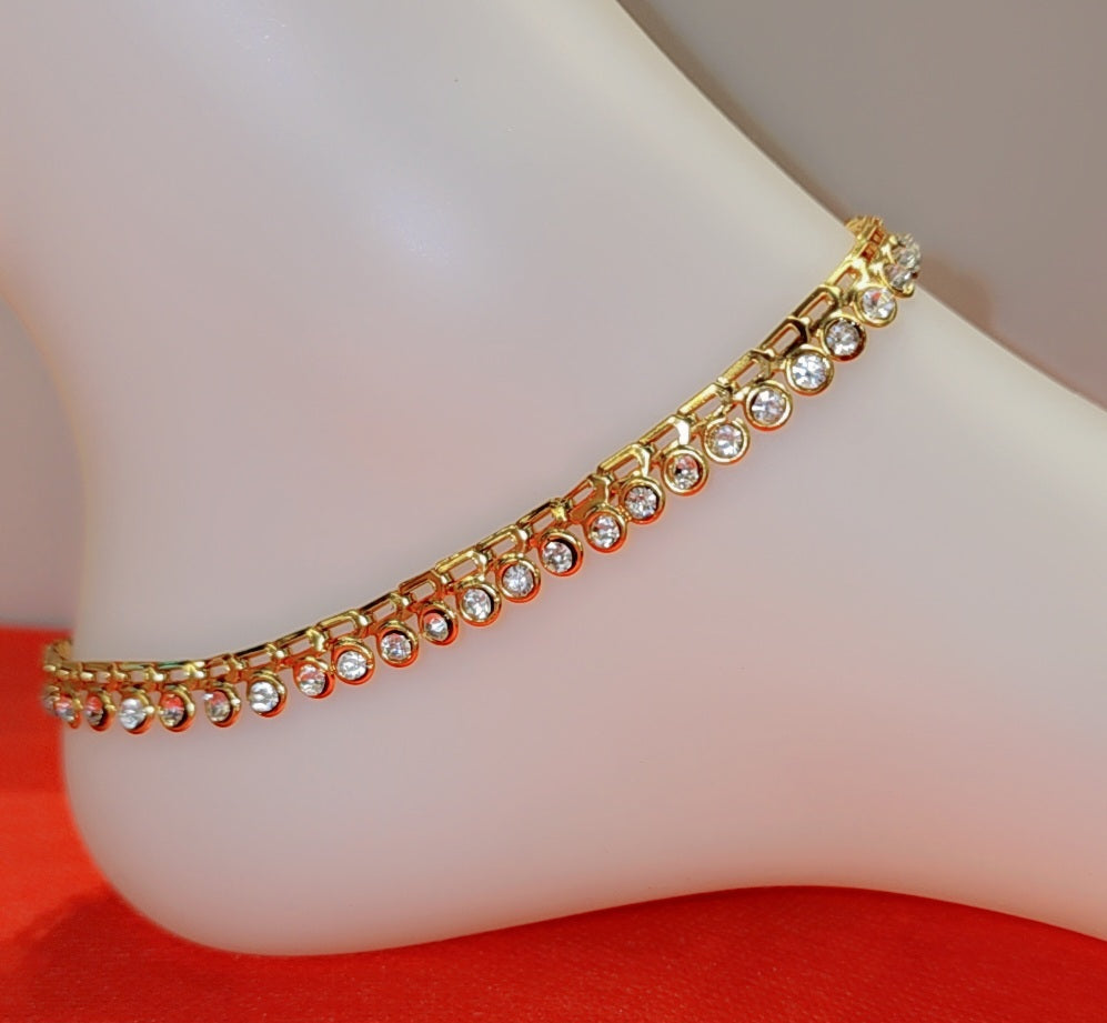 Gold plated Anklet