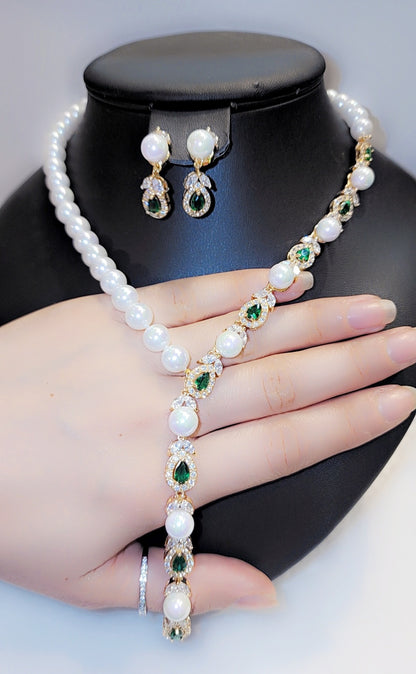 ਚਿੱਟੇ ਸੋਨੇ ਦੀ ਪਲੇਟ ਵਾਲਾ ਸੈੱਟ