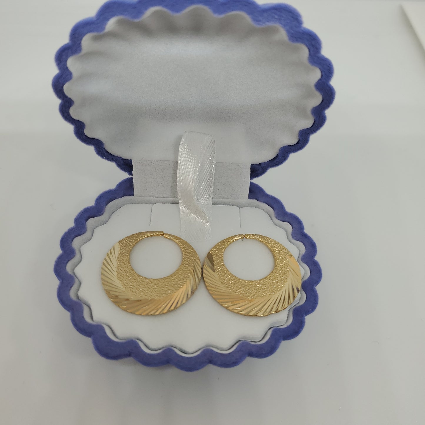 Argent véritable 18 carats PVD, plaqué or, sablage Nattiyan - Dernières tendances