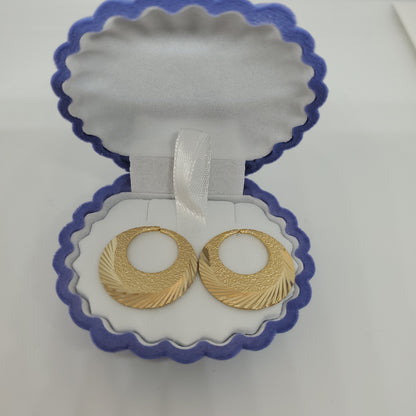 Argent véritable 18 carats PVD, plaqué or, sablage Nattiyan - Dernières tendances