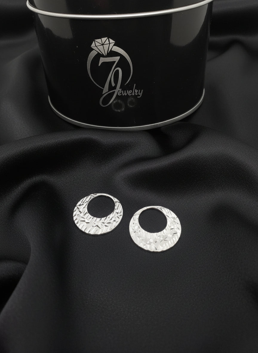 Silver Nattiyan Earrings - 7Jewelry