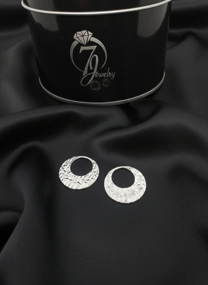 Silver Nattiyan Earrings - 7Jewelry