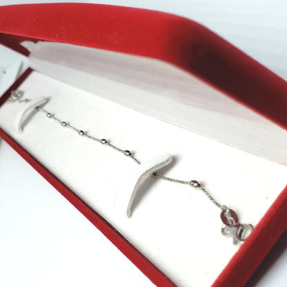 ਬਾਲ ਡਿਜ਼ਾਈਨ ਦੇ ਫੈਸ਼ਨੇਬਲ ਅਸਲੀ ਚਾਂਦੀ ਦੇ ਐਨਕਲੇਟ