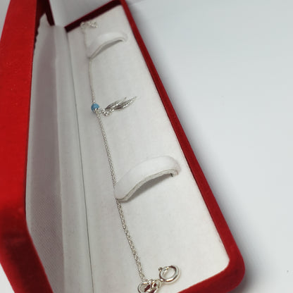 ਅਸਲੀ ਫਿਰਕੀ ਅਤੇ ਅਸਲੀ ਚਾਂਦੀ ਦੇ ਫੈਸ਼ਨੇਬਲ ਐਨਕਲੇਟ