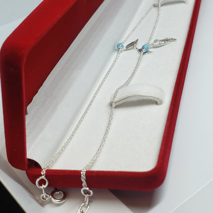 ਅਸਲੀ ਫਿਰਕੀ ਅਤੇ ਅਸਲੀ ਚਾਂਦੀ ਦੇ ਫੈਸ਼ਨੇਬਲ ਐਨਕਲੇਟ