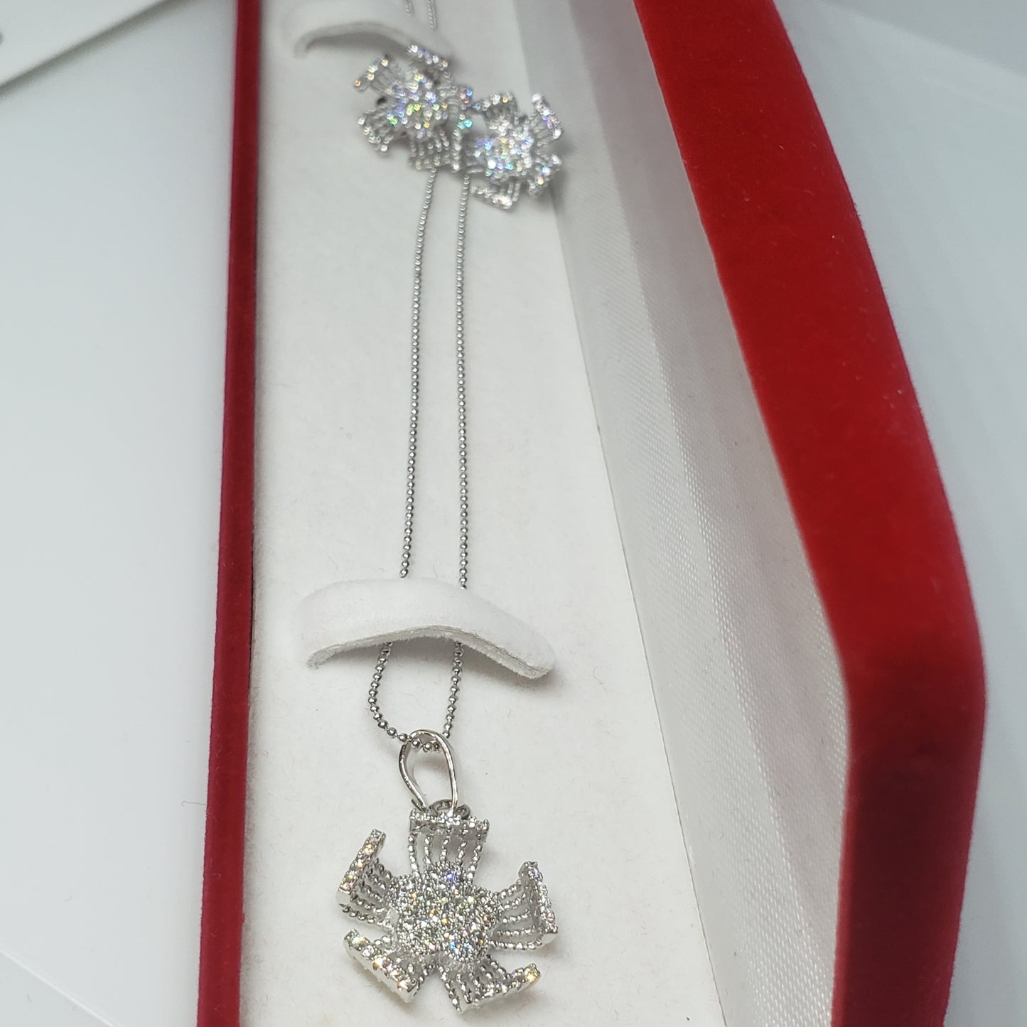 Diamond flower petal love set