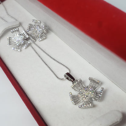 ਹੀਰੇ ਦੇ ਫੁੱਲਾਂ ਦੀਆਂ ਪੱਤੀਆਂ ਵਾਲਾ ਪਿਆਰ ਸੈੱਟ