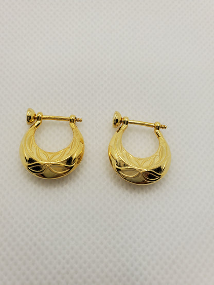 Screw Back Real Silver Gold Filled  Nattiyan