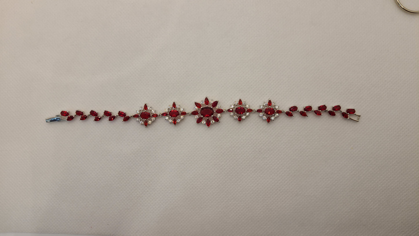 ਸਟਰਲਿੰਗ ਸਿਲਵਰ ਸਟੋਨਡ ਬਰੇਸਲੇਟ