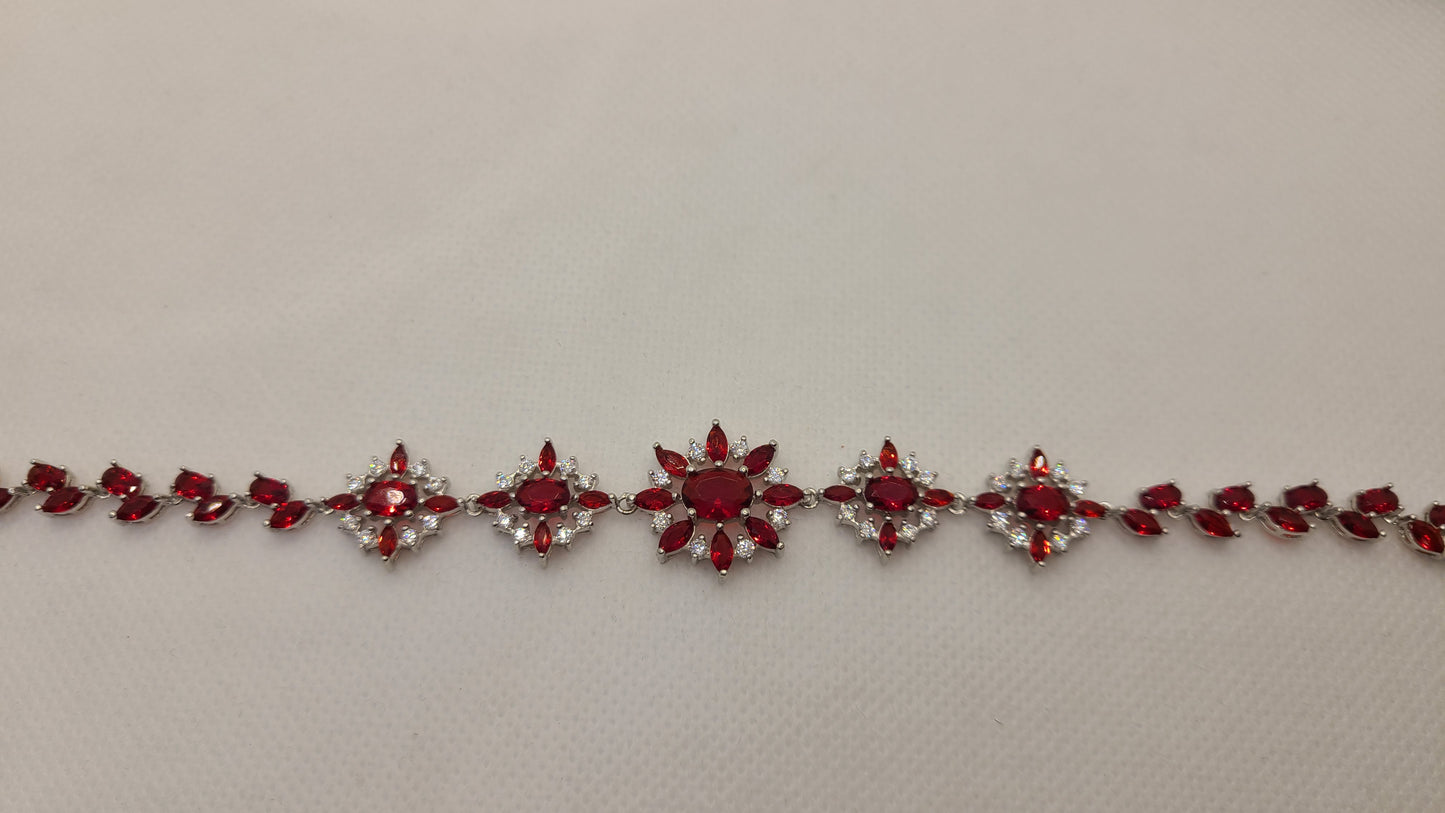 ਸਟਰਲਿੰਗ ਸਿਲਵਰ ਸਟੋਨਡ ਬਰੇਸਲੇਟ