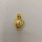 Gold plated pearl pendant